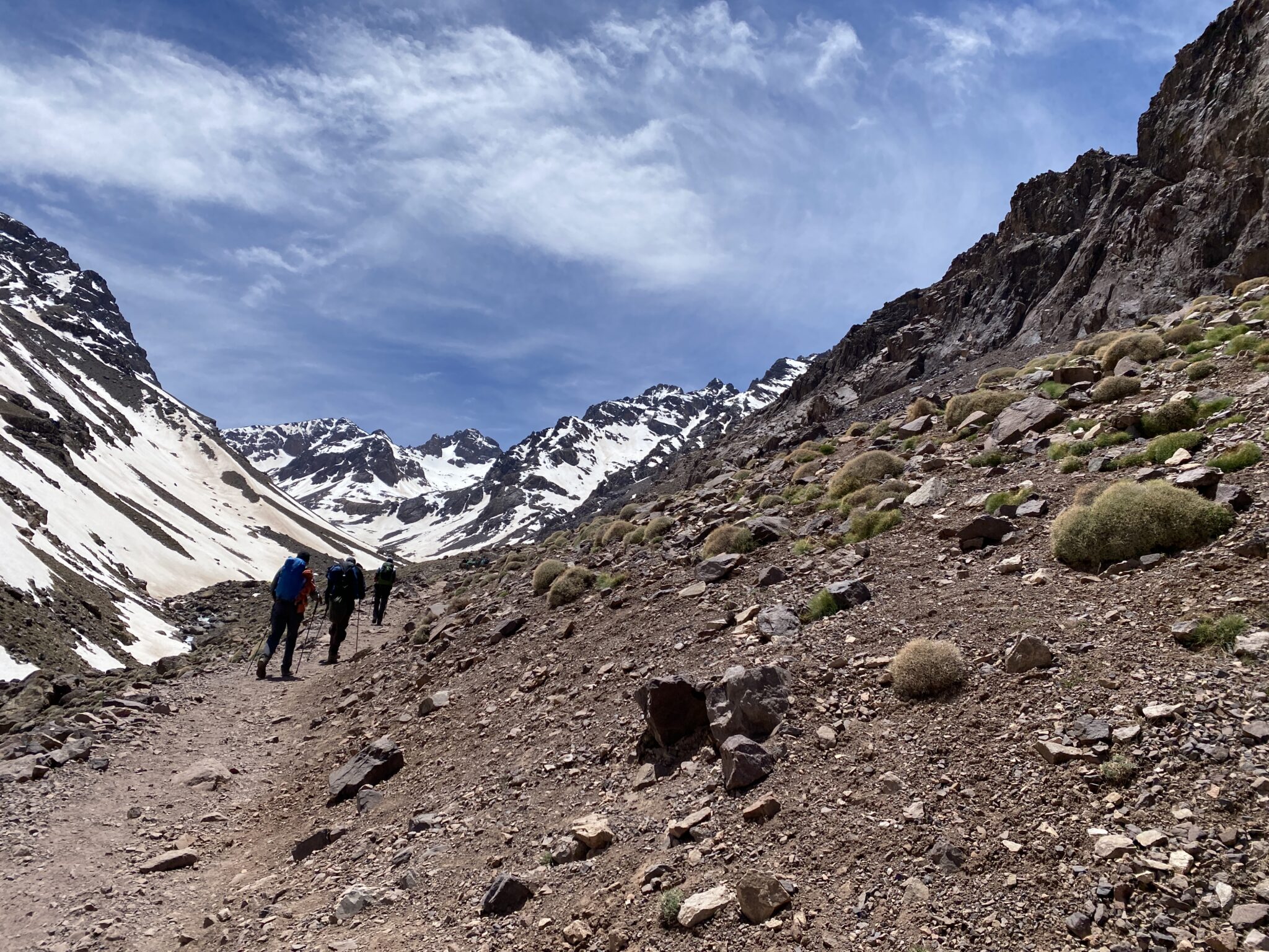 Coraz bliżej schroniska pod Toubkalem