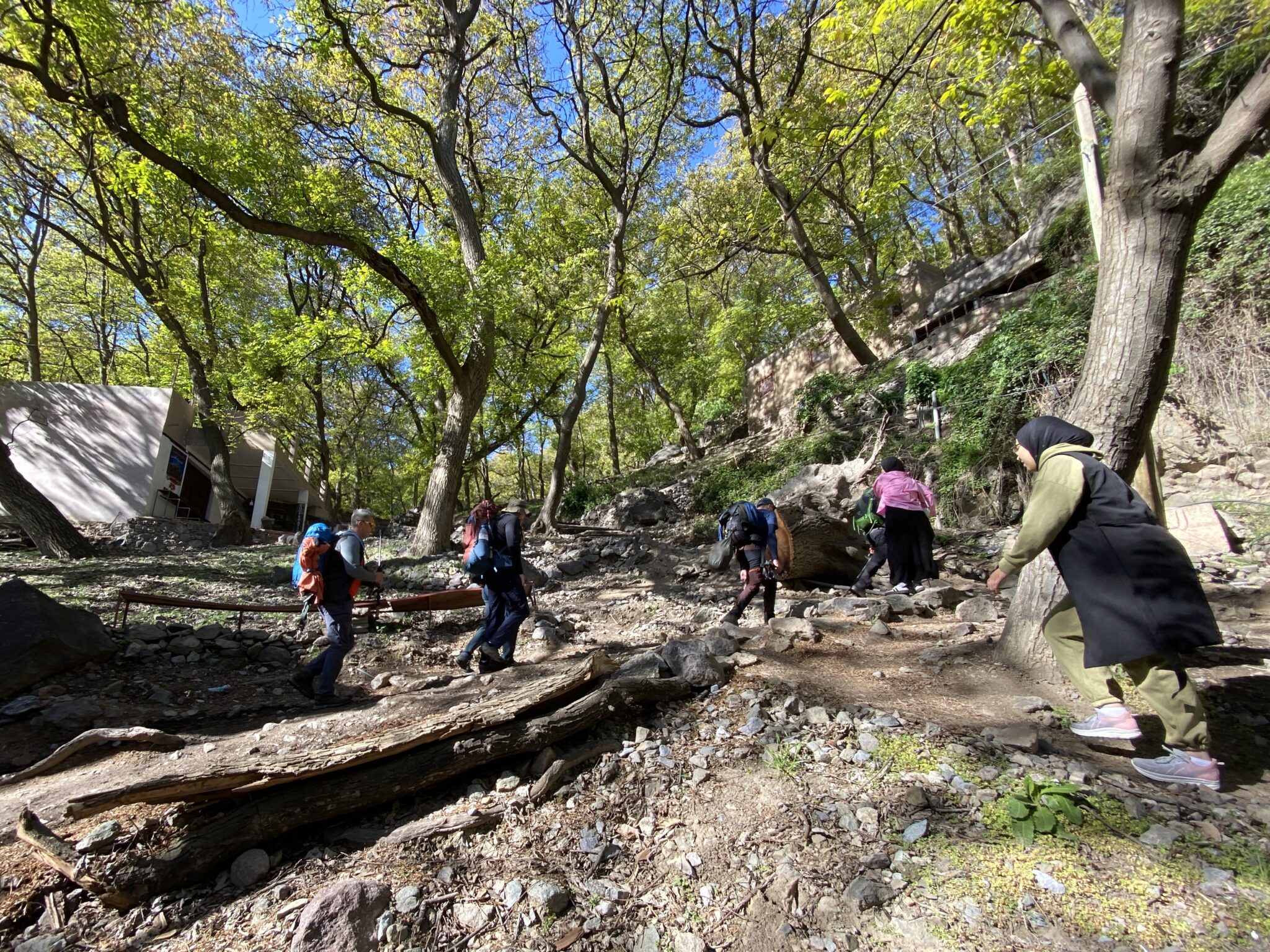 Początek wędrówki na Toubkal
