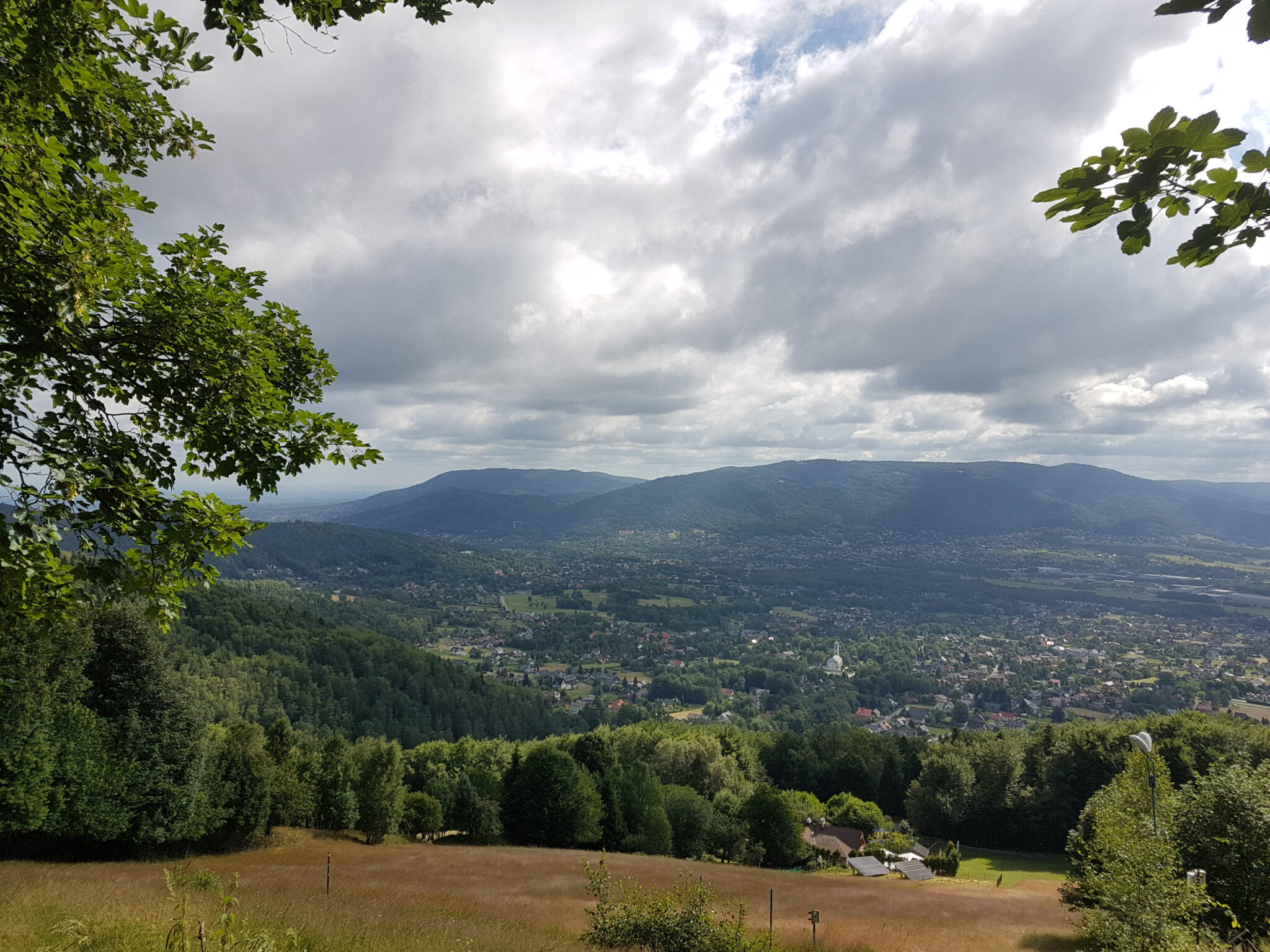 Widok znad Chaty na Gruniu